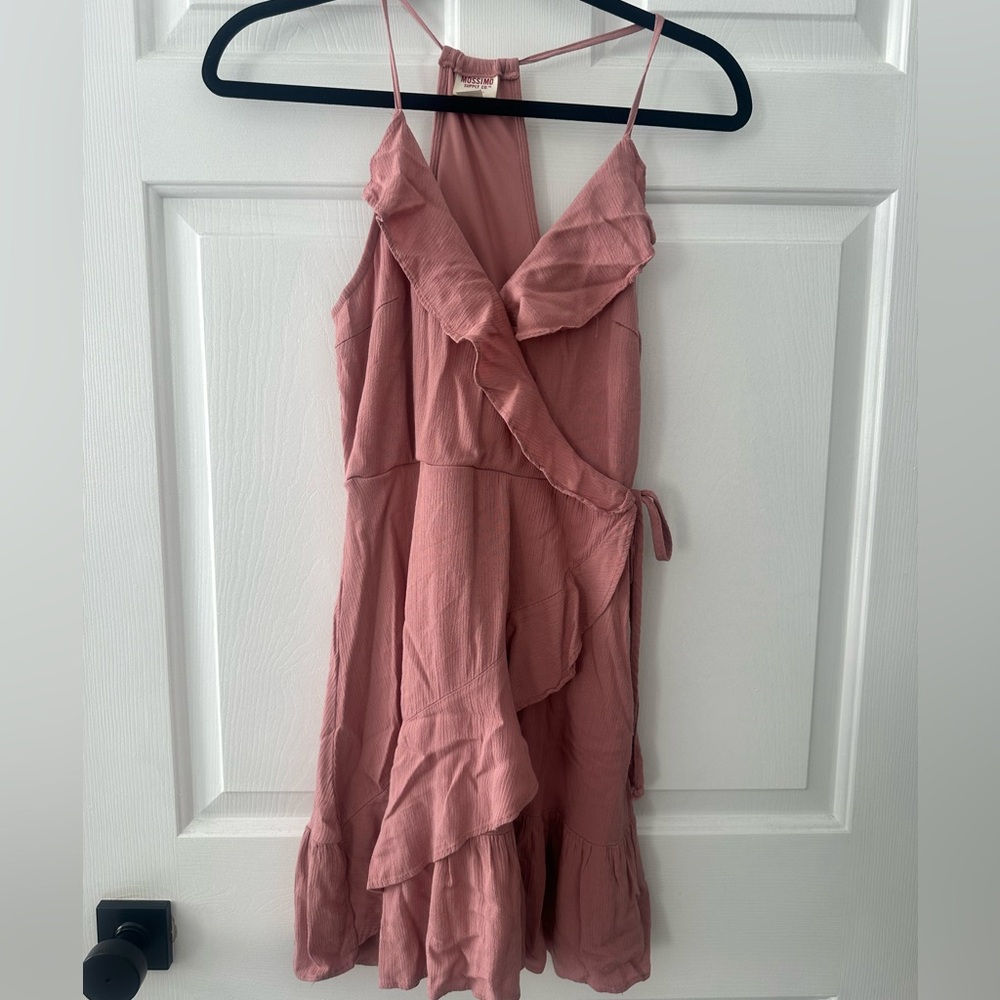 Mossimo Supply Co. Spaghetti Strap Dress in Dusty Rose